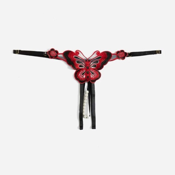 SEXY Plus Butterfly Decor Crotchless Panties *NEW* - Picture 3 of 5